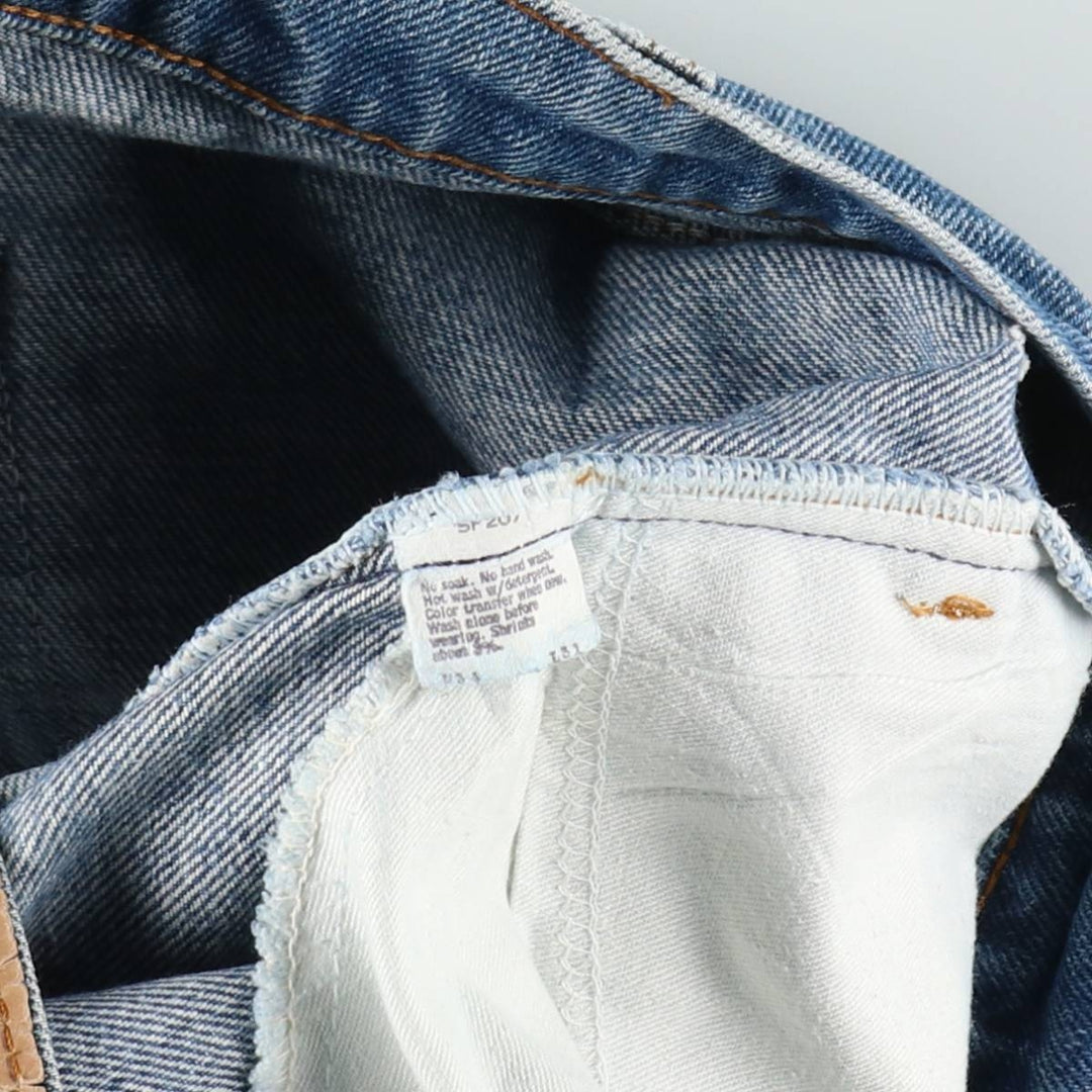 1990'S Levi's 519-0217 Orange Tab Denim Painter Pants, Made in USA, Men's W32 (approx.), Vintage cotton blue type Vintage Second Hand