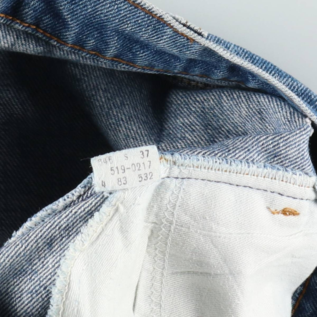 1990'S Levi's 519-0217 Orange Tab Denim Painter Pants, Made in USA, Men's W32 (approx.), Vintage cotton blue type Vintage Second Hand