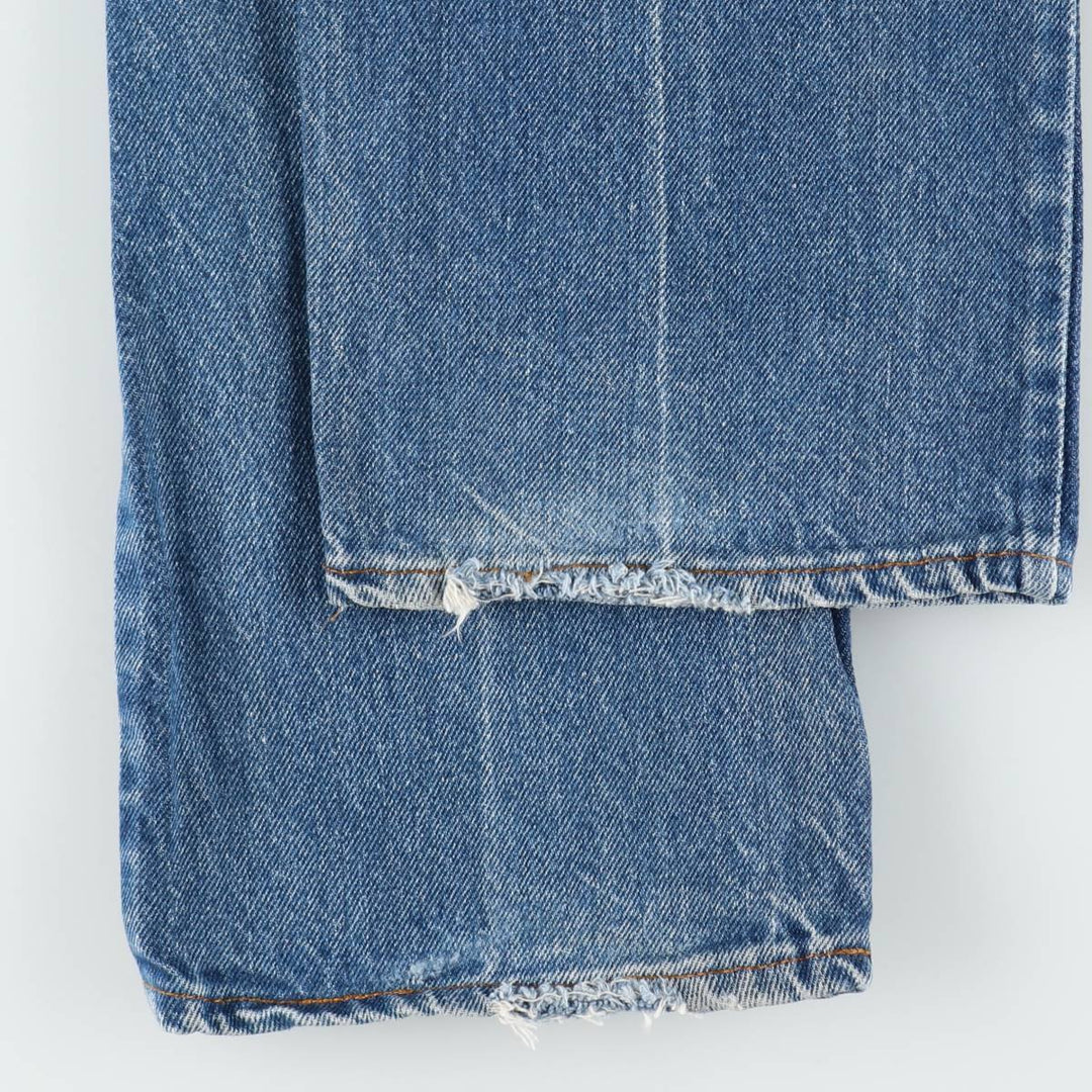 1990'S Levi's 519-0217 Orange Tab Denim Painter Pants, Made in USA, Men's W32 (approx.), Vintage cotton blue type Vintage Second Hand