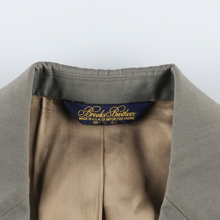 Brooks Brothers tailored jacket, made in the USA, men's size M equivalent. unclear gray type Vintage Second Hand