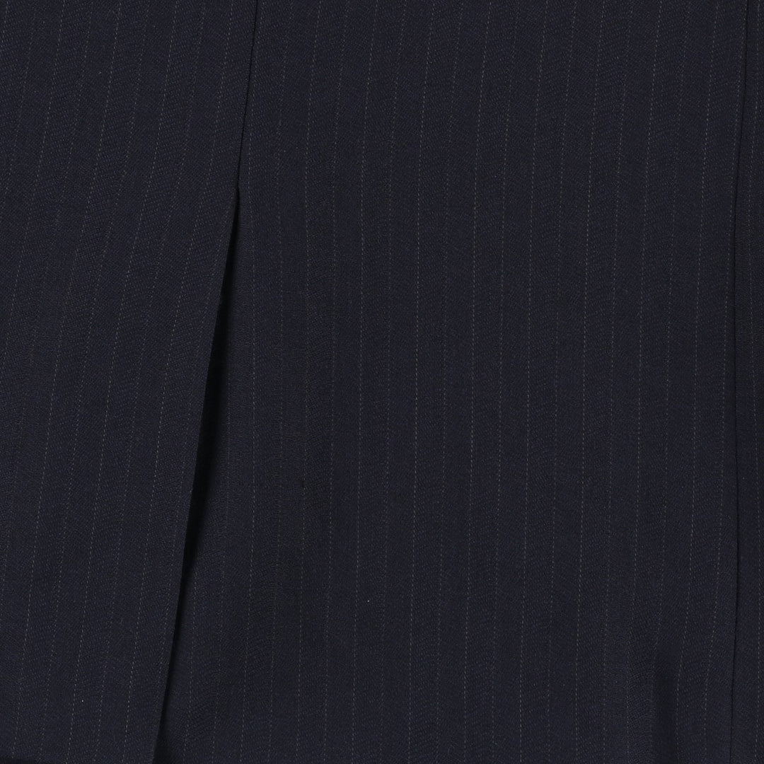 Pierre Cardin striped wool tailored jacket, made in Canada, men's size L equivalent. wool navy blue type Vintage Second Hand