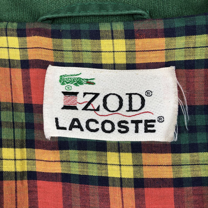 1970'S Lacoste IZOD Harrington Jacket Swing Top, Men's Size XL (approx.), Vintage unclear Green type dark green Vintage Second Hand