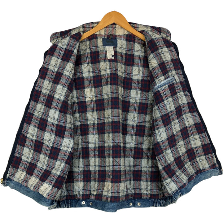 Osh Kosh padded denim vest, made in USA, men's size XL, vintage. cotton blue type Vintage Second Hand