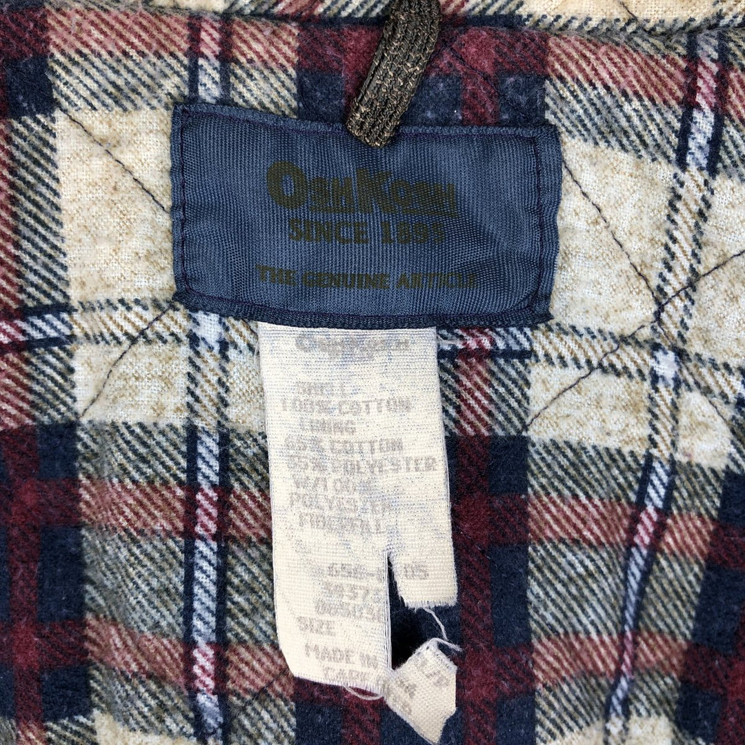 Osh Kosh padded denim vest, made in USA, men's size XL, vintage. cotton blue type Vintage Second Hand
