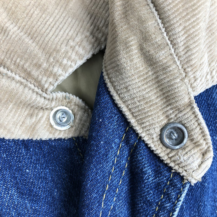 80s-90'S Lee Denim Vest, Made in USA, Men's Size M (Equivalent), Vintage cotton blue type Vintage Second Hand