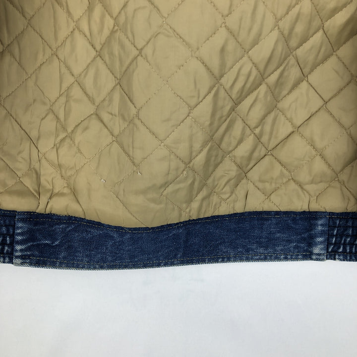80s-90'S Lee Denim Vest, Made in USA, Men's Size M (Equivalent), Vintage cotton blue type Vintage Second Hand