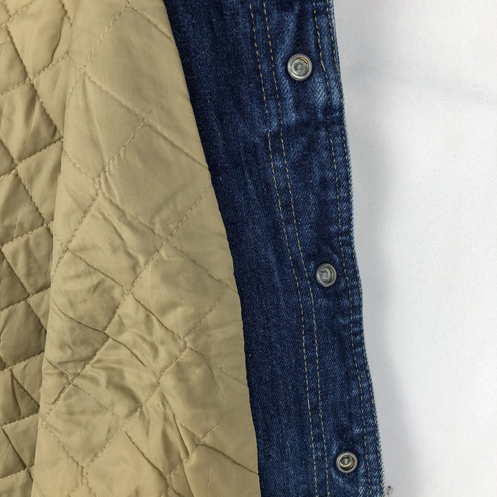 80s-90'S Lee Denim Vest, Made in USA, Men's Size M (Equivalent), Vintage cotton blue type Vintage Second Hand