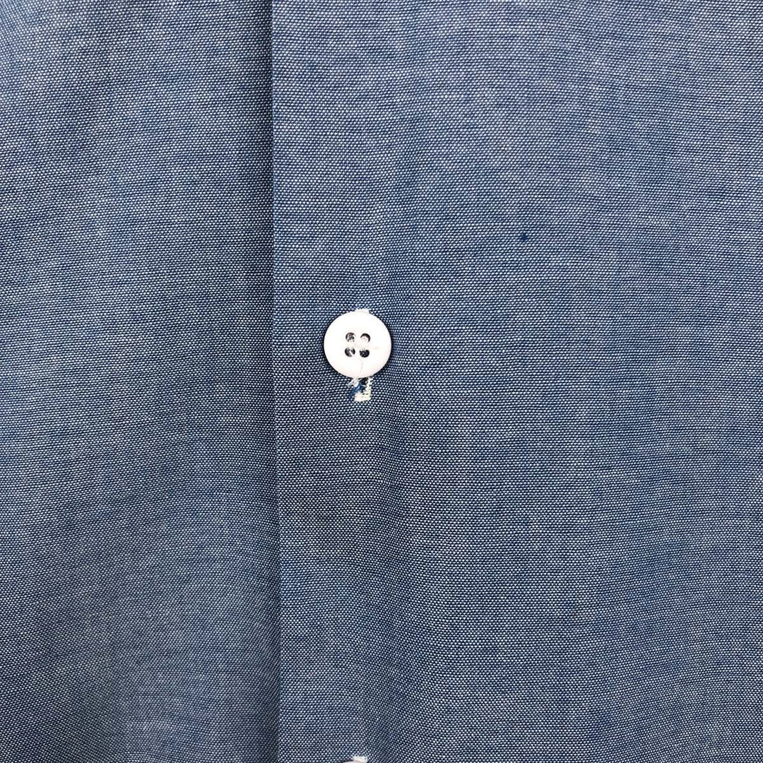 ~90'S Dickies Long-Sleeve Work Shirt, Men's Size M (Equivalent), Vintage unclear blue type Vintage Second Hand