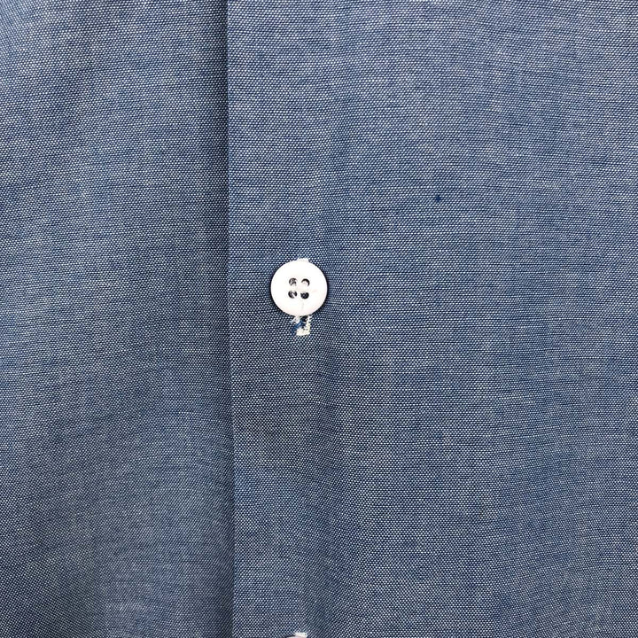 ~90'S Dickies Long-Sleeve Work Shirt, Men's Size M (Equivalent), Vintage unclear blue type Vintage Second Hand