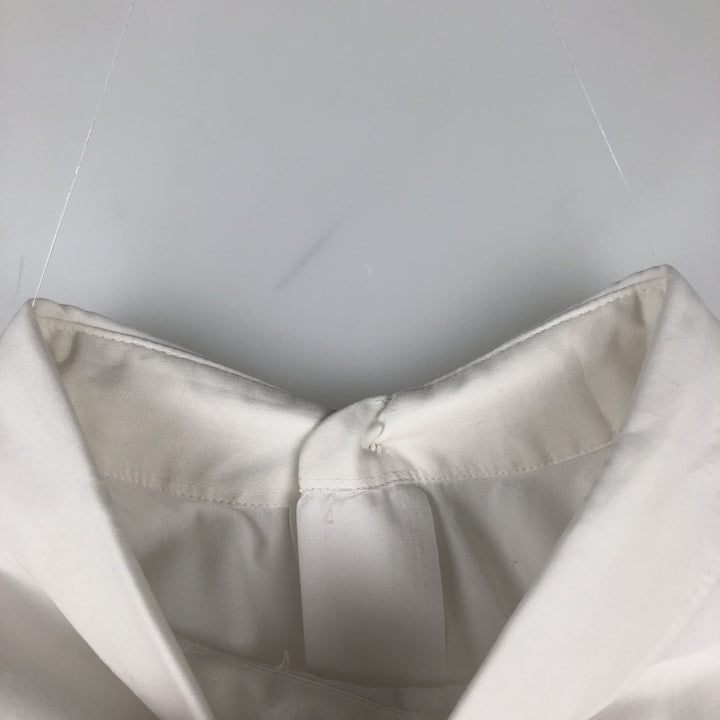 1960s-1970'S Sears TRU-POINT Long-Sleeve Polyester Shirt, Men's Size XL (Vintage) polyester white type Vintage Second Hand