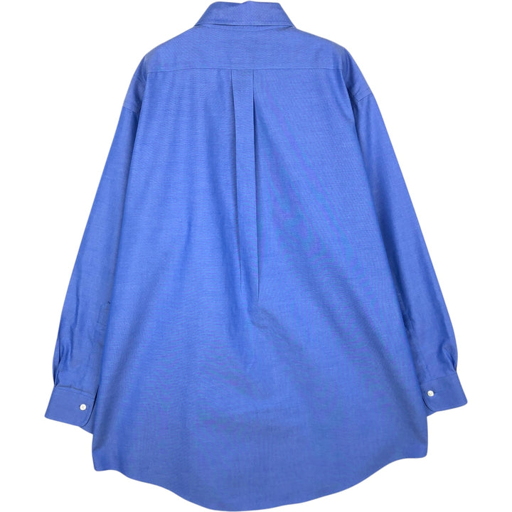 Brooks Brothers Est.1818 Long Sleeve Button-Down Shirt, Men's Size L cotton blue type Vintage Second Hand