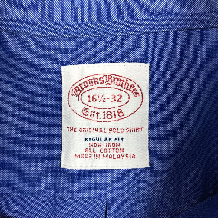 Brooks Brothers Est.1818 Long Sleeve Button-Down Shirt, Men's Size L cotton blue type Vintage Second Hand