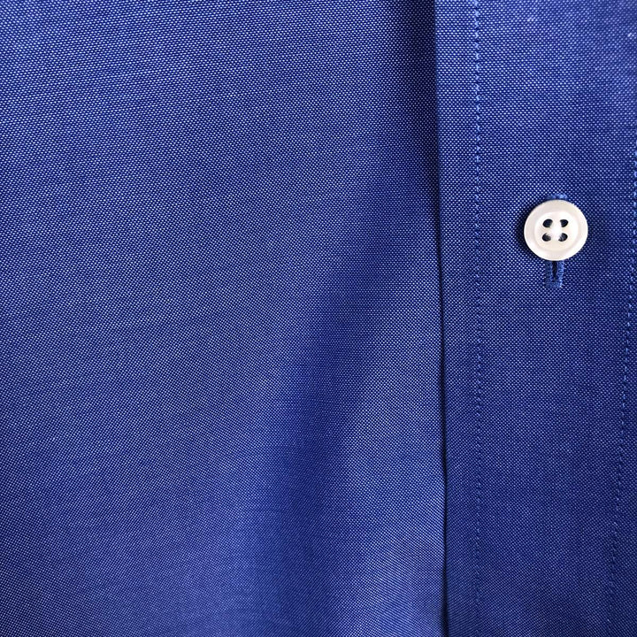 Brooks Brothers Est.1818 Long Sleeve Button-Down Shirt, Men's Size L cotton blue type Vintage Second Hand