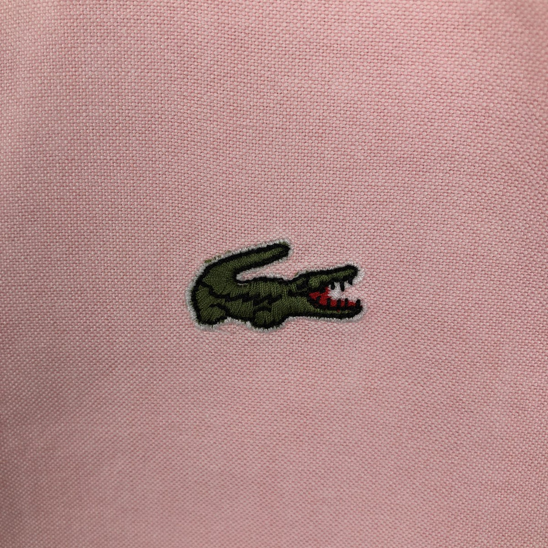 1970'S Lacoste IZOD Long-Sleeve Button-Down Shirt, Men's Size M (approx.), Vintage cotton pink type Vintage Second Hand