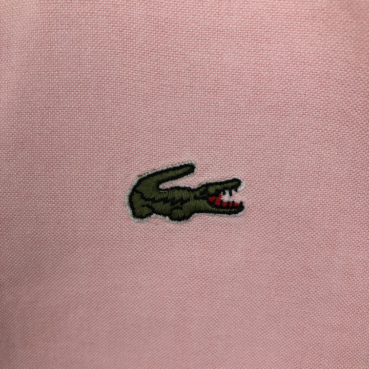 1970'S Lacoste IZOD Long-Sleeve Button-Down Shirt, Men's Size M (approx.), Vintage cotton pink type Vintage Second Hand