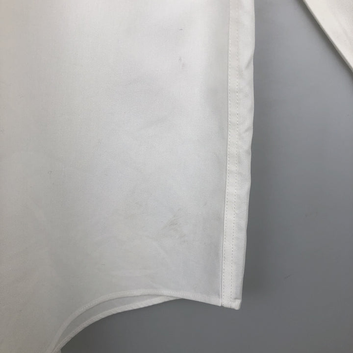 Brooks Brothers 346 Slim Fit Long-Sleeve Cotton Shirt, Men's Size XL (approx.) cotton white type Vintage Second Hand
