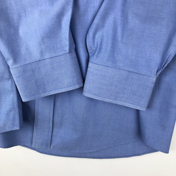 Brooks Brothers 346 long sleeve button-down shirt, men's size L cotton blue type Vintage Second Hand