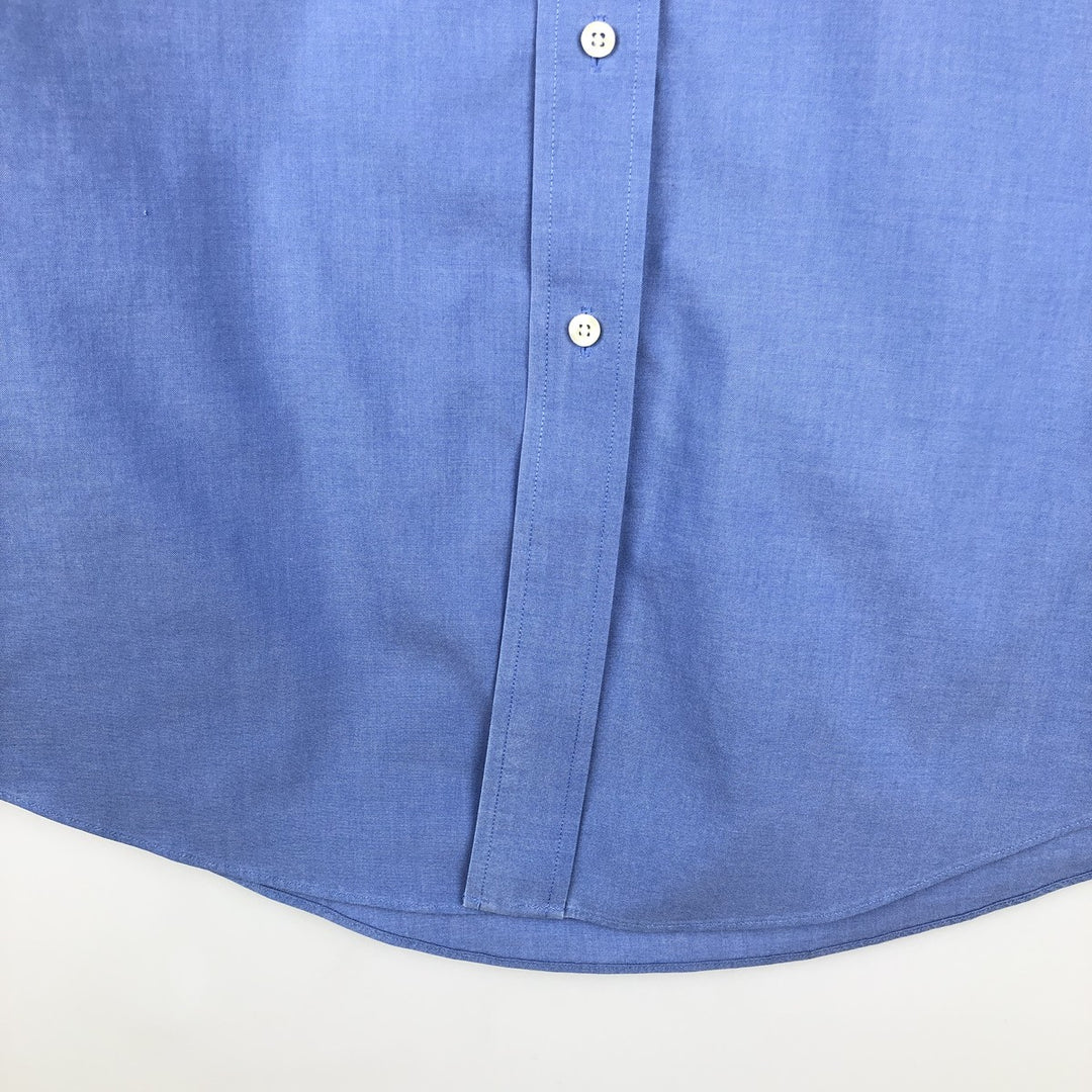 Brooks Brothers 346 long sleeve button-down shirt, men's size L cotton blue type Vintage Second Hand