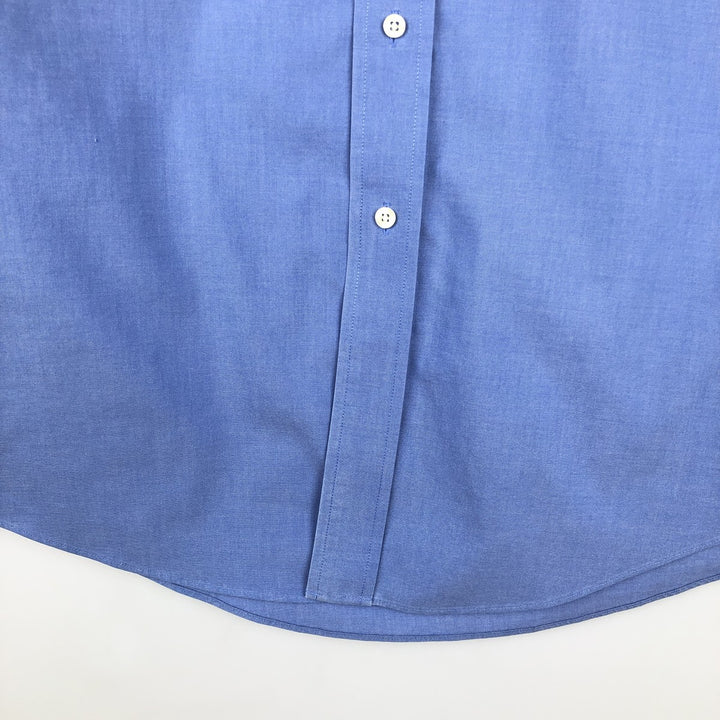 Brooks Brothers 346 long sleeve button-down shirt, men's size L cotton blue type Vintage Second Hand