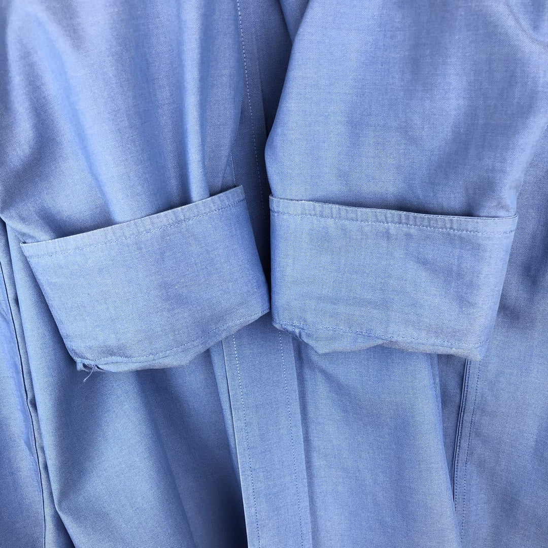 Brooks Brothers 346 long sleeve button-down shirt, men's size L cotton blue type Vintage Second Hand