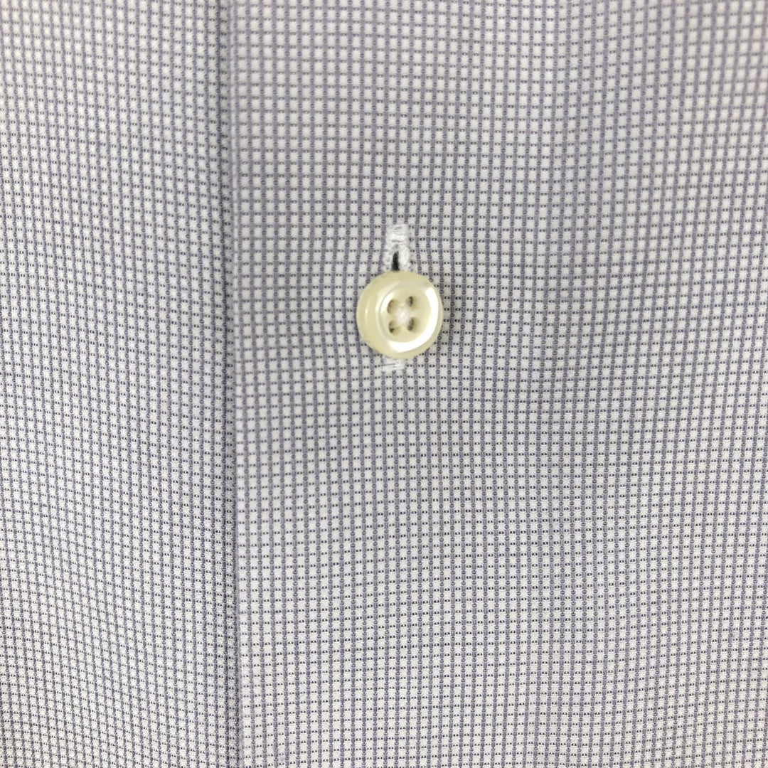 Brooks Brothers Est. 1818 Long Sleeve Cotton Check Shirt, Men's Size L Supima Cotton gray type Vintage Second Hand