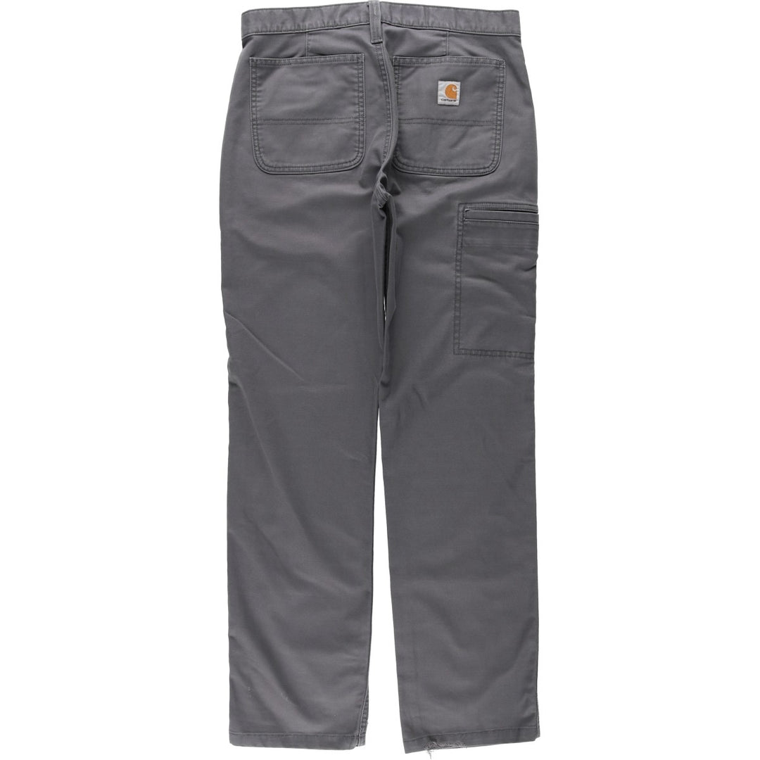 Carhartt Relaxed Fit Duck Work Pants, Men's W31 (approx.) cotton Charcoal Vintage Second Hand