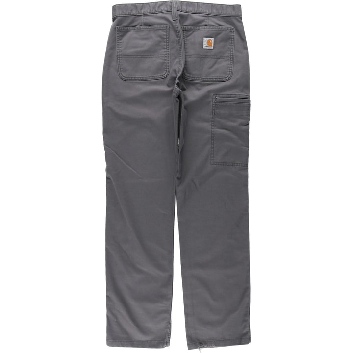 Carhartt Relaxed Fit Duck Work Pants, Men's W31 (approx.) cotton Charcoal Vintage Second Hand