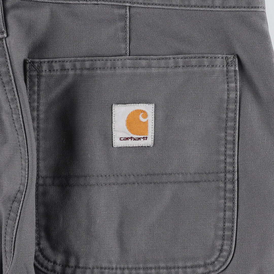 Carhartt Relaxed Fit Duck Work Pants, Men's W31 (approx.) cotton Charcoal Vintage Second Hand