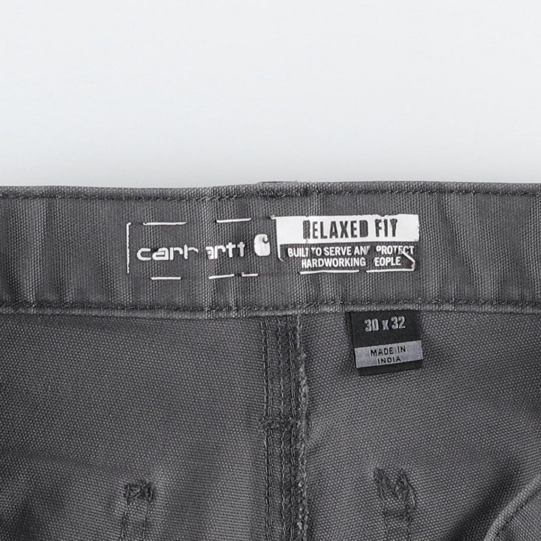 Carhartt Relaxed Fit Duck Work Pants, Men's W31 (approx.) cotton Charcoal Vintage Second Hand