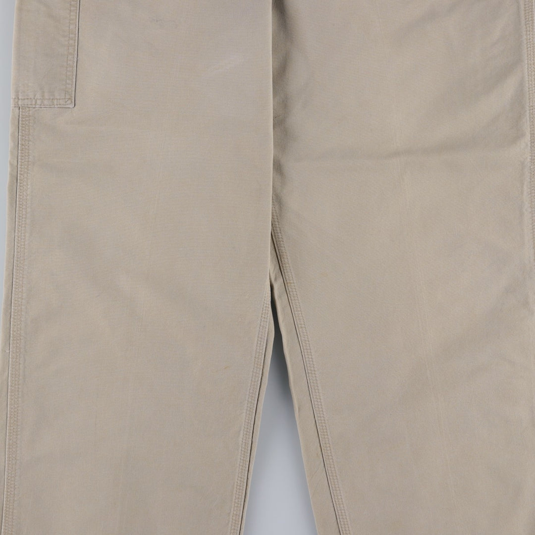 2000'S Carhartt Dungaree Fit Duck Painter Pants, Men's, Size W37 cotton Beige type Vintage Second Hand