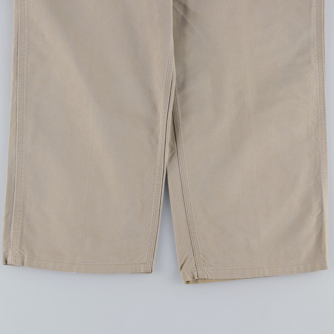 2000'S Carhartt Dungaree Fit Duck Painter Pants, Men's, Size W37 cotton Beige type Vintage Second Hand