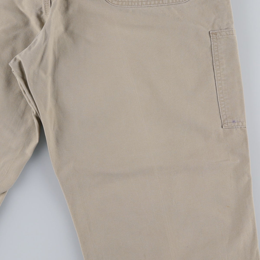2000'S Carhartt Dungaree Fit Duck Painter Pants, Men's, Size W37 cotton Beige type Vintage Second Hand