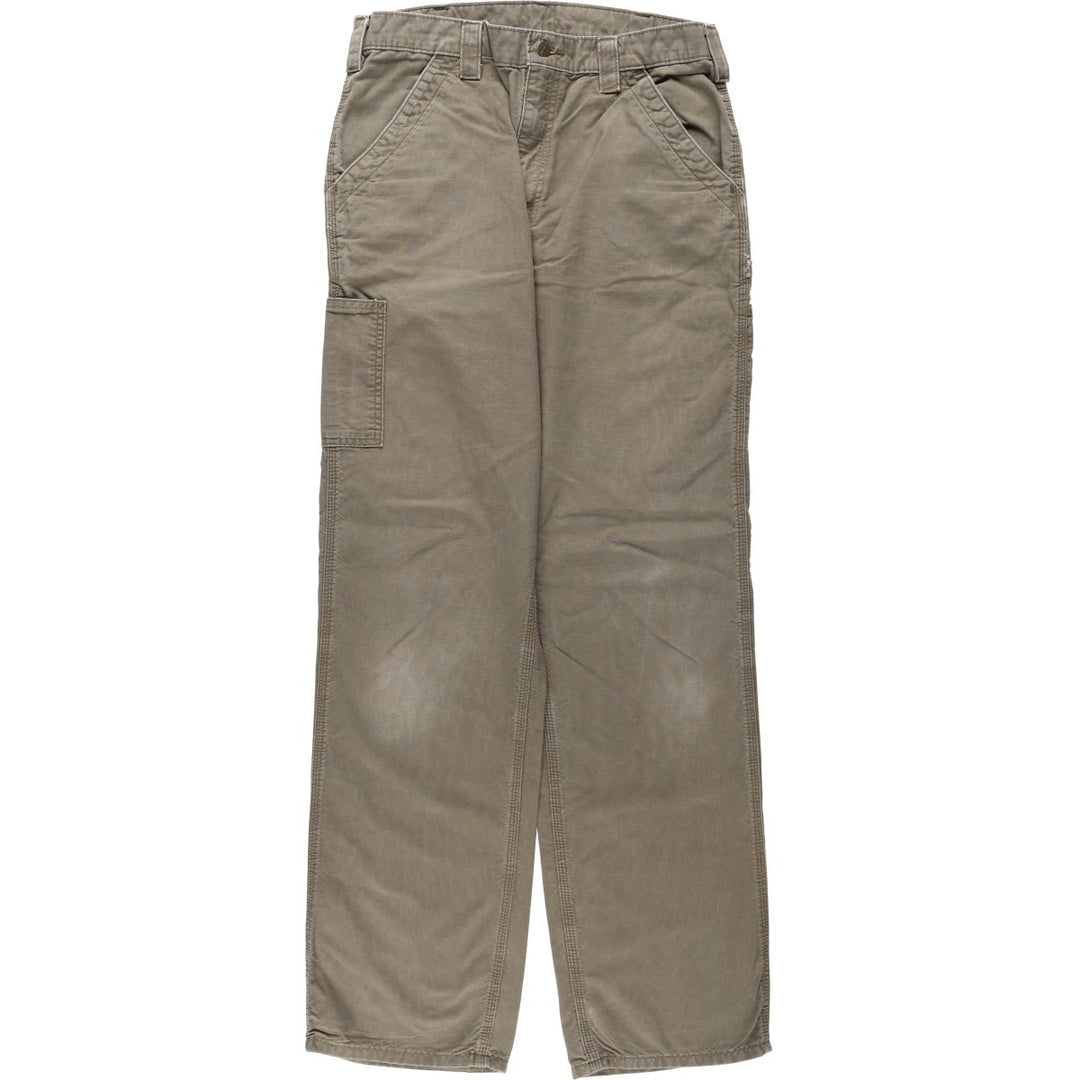 Carhartt Original Dungaree Fit Duck Painter Pants, Men's, Size 34 cotton beige type brown Vintage Second Hand