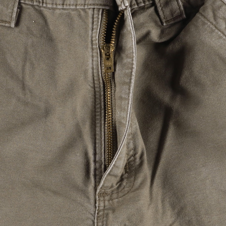 Carhartt Original Dungaree Fit Duck Painter Pants, Men's, Size 34 cotton beige type brown Vintage Second Hand