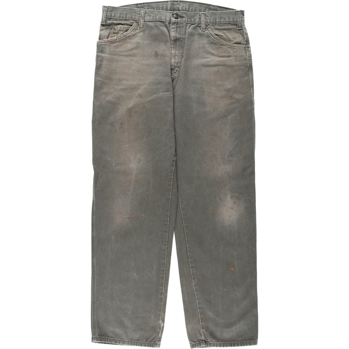 Dickies Duck Painter Pants Men's W37 unclear Khaki type Vintage Second Hand