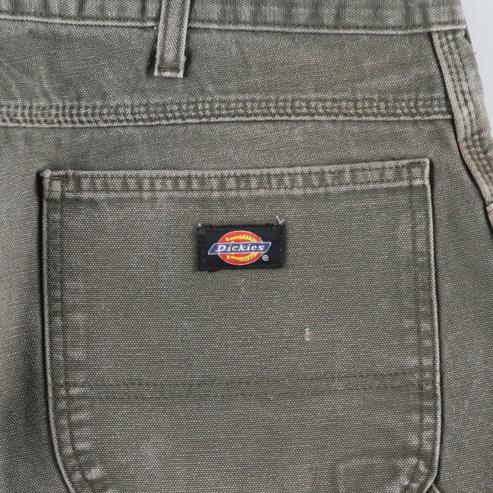 Dickies Duck Painter Pants Men's W37 unclear Khaki type Vintage Second Hand