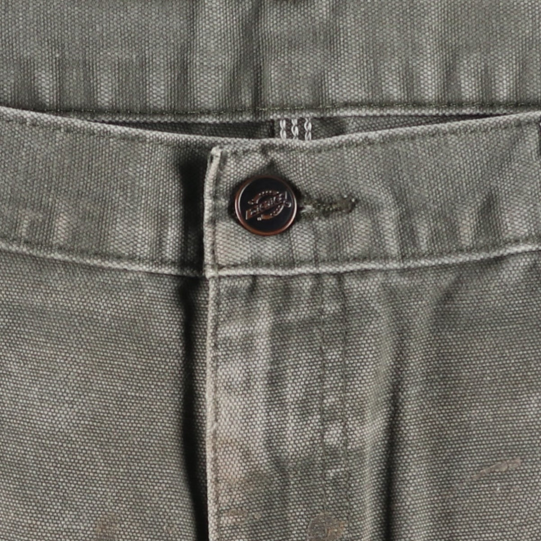 Dickies Duck Painter Pants Men's W37 unclear Khaki type Vintage Second Hand