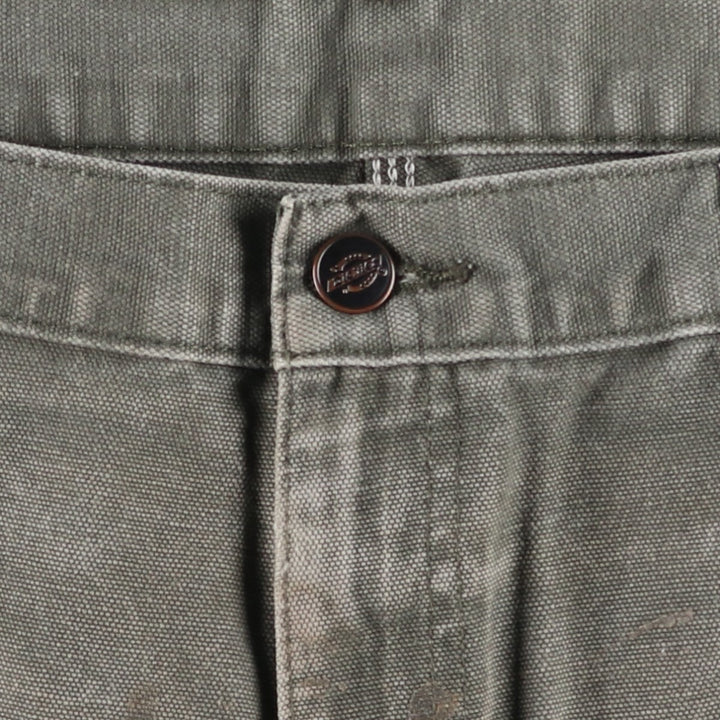 Dickies Duck Painter Pants Men's W37 unclear Khaki type Vintage Second Hand