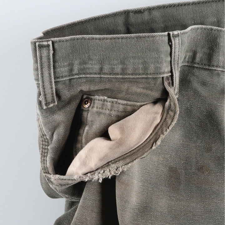 Dickies Duck Painter Pants Men's W37 unclear Khaki type Vintage Second Hand