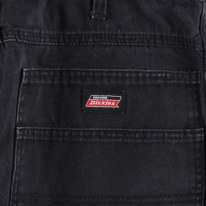 Dickies Relaxed Fit Painted Double Knee Duck Painter Pants, Men's Size W31 (approx.) cotton black type Vintage Second Hand