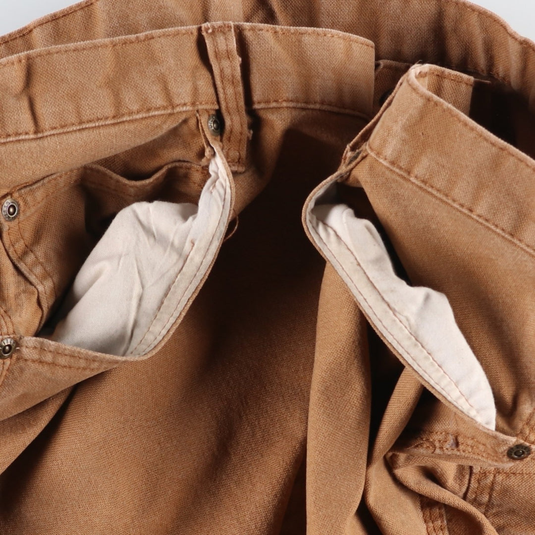 Dickies Duck Painter Pants Men's W39 cotton brown type Vintage Second Hand