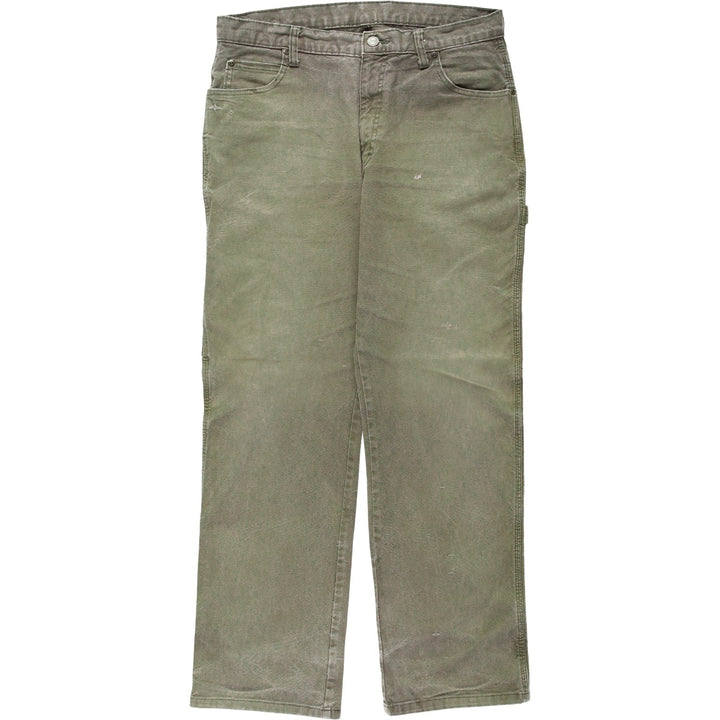 Dickies Duck Painter Pants Men's W34 equivalent cotton Khaki type Vintage Second Hand