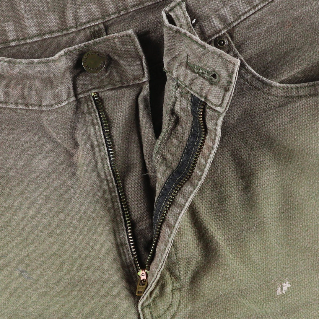 Dickies Duck Painter Pants Men's W34 equivalent cotton Khaki type Vintage Second Hand