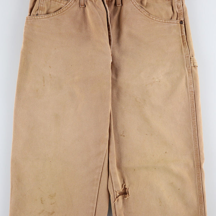 Dickies Duck Painter Pants Men's W33 equivalent cotton Beige type Vintage Second Hand