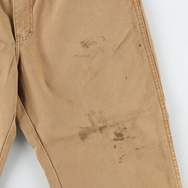 Dickies Duck Work Pants Men's W37 cotton Khaki type beige Vintage Second Hand