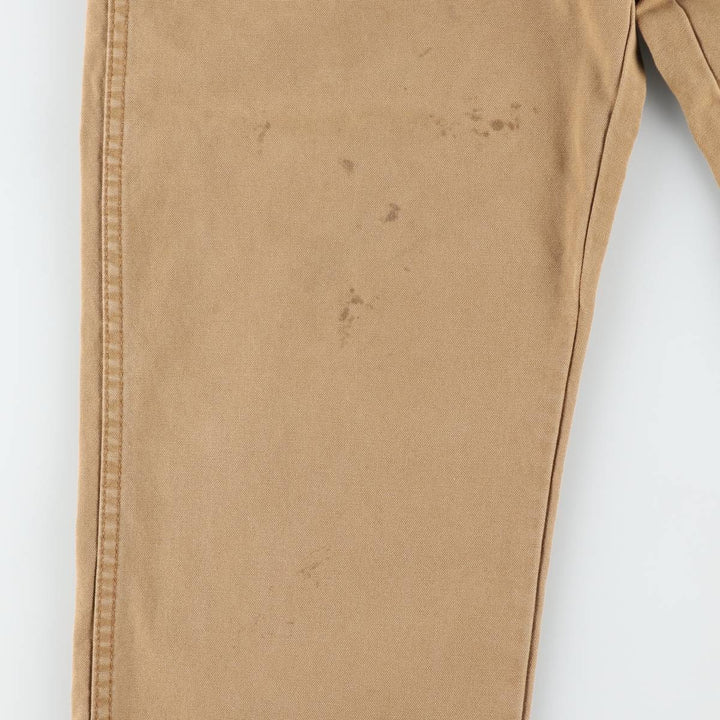 Dickies Duck Work Pants Men's W37 cotton Khaki type beige Vintage Second Hand