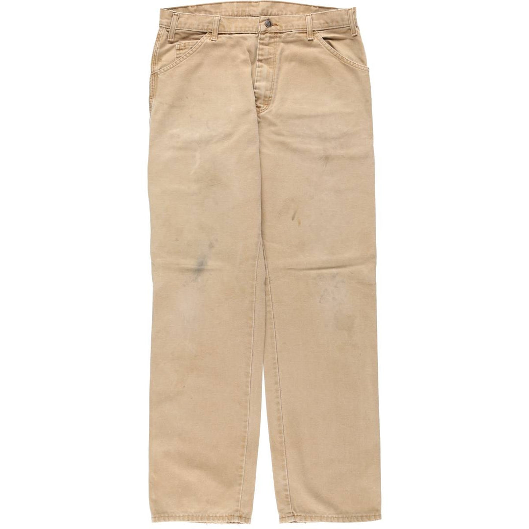 Dickies Duck Painter Pants Men's W34 equivalent cotton Khaki type beige Vintage Second Hand