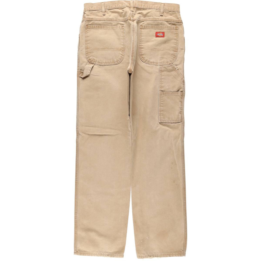Dickies Duck Painter Pants Men's W34 equivalent cotton Khaki type beige Vintage Second Hand