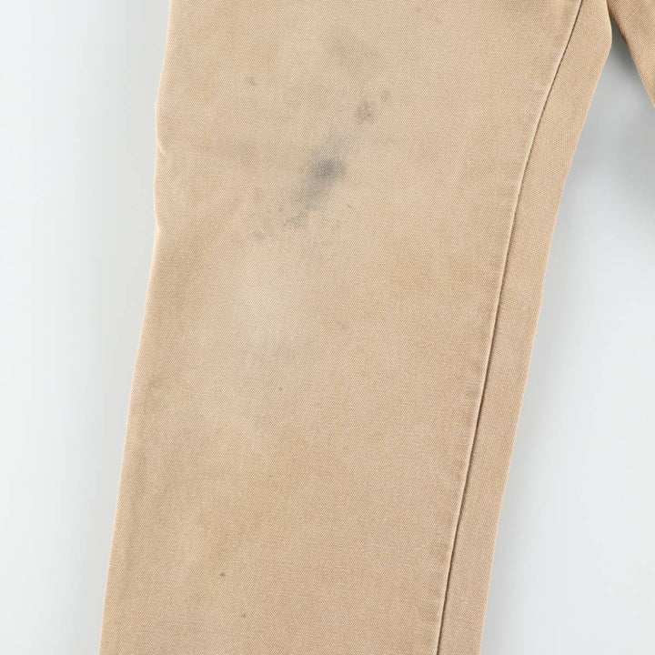 Dickies Duck Painter Pants Men's W34 equivalent cotton Khaki type beige Vintage Second Hand