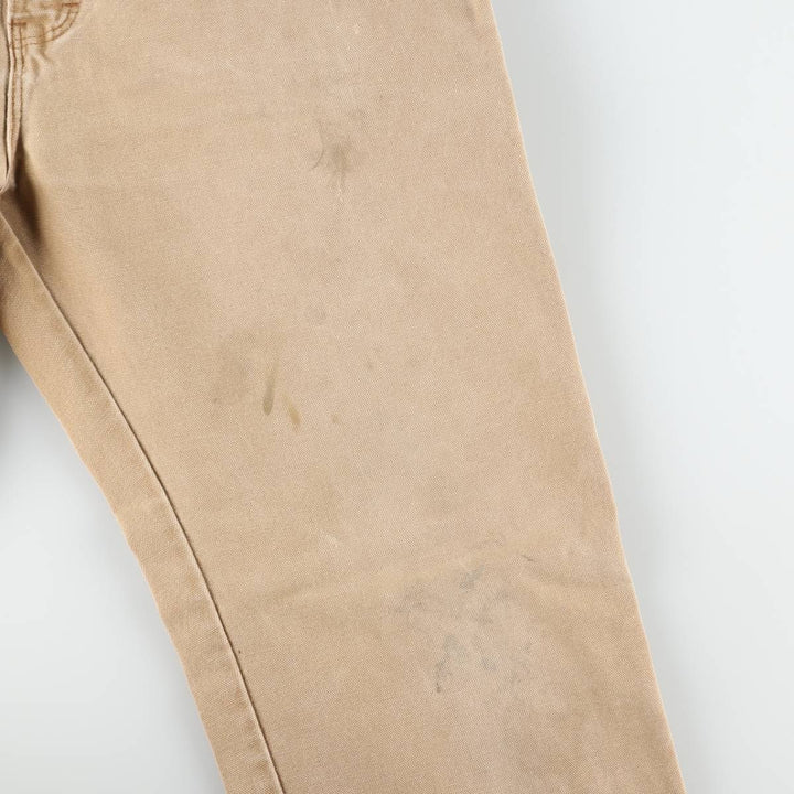 Dickies Duck Painter Pants Men's W34 equivalent cotton Khaki type beige Vintage Second Hand